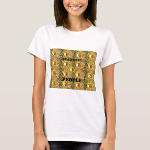 Camiseta Diseño de arte étnico africano: gente hermosa
