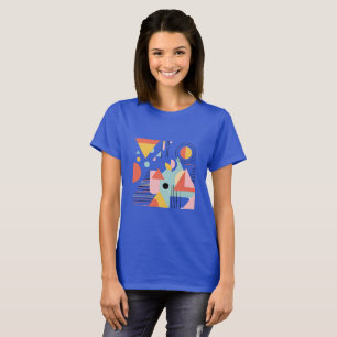 Camiseta Diseño de Arte Geométrico Abstracto