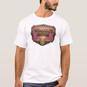 Camiseta Diseño de arte impresionante rosa MODO DE ENTRENAM