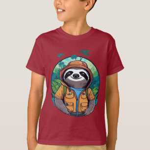 Camiseta diseño de arte lúdico panda