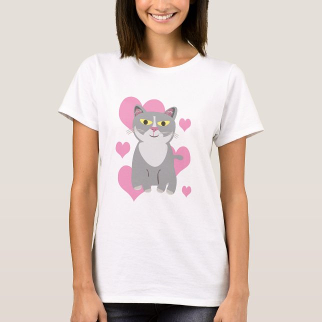 Camiseta Diseño de arte Mascota de Personalizado de amor gr (Anverso)