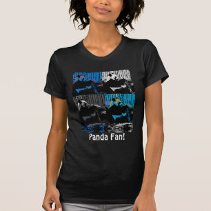 Camiseta Diseño de arte moderno multipanel de oso panda