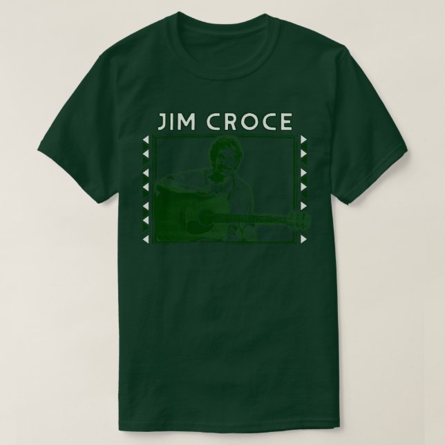 Camiseta Diseño de arte para fans de Jim Croce Retro (Diseño del anverso)