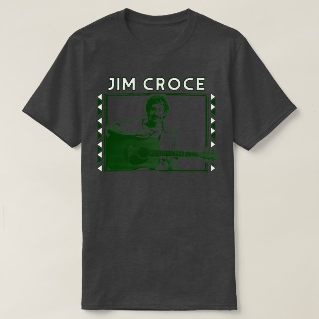 Camiseta Diseño de arte para fans de Jim Croce Retro (Diseño del anverso)