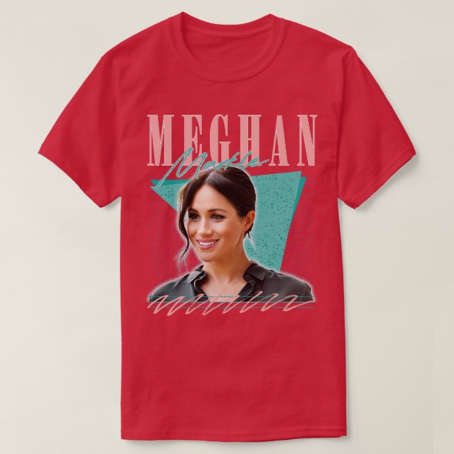 Camiseta Diseño de arte para fans de Meghan Markle (Diseño del anverso)
