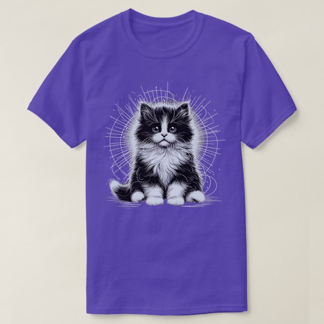 Camiseta Diseño de arte para gato amante del gato dibujos a (Diseño del anverso)