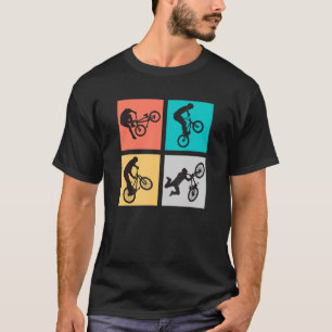 Camiseta Diseño De Arte Pop Bmx Freestyle Bmx