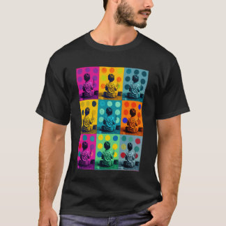 Camiseta Diseño de arte pop para niños con puntos coloridos