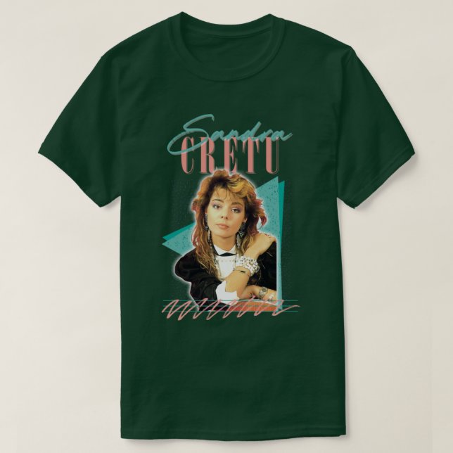 Camiseta Diseño de arte retro de Sandra Cretu 803 (Diseño del anverso)