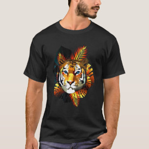 Camiseta Diseño De Arte Tigre Para Los Amantes Del Gato Tig
