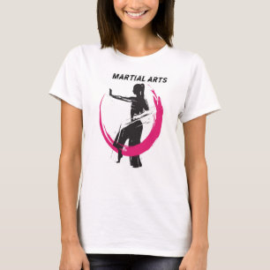 Camiseta diseño de artes marciales