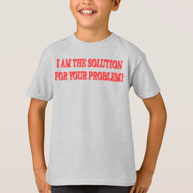 Camiseta Diseño de artesanías "SOY LA SOLUCIÓN" Comprar aho (Anverso)
