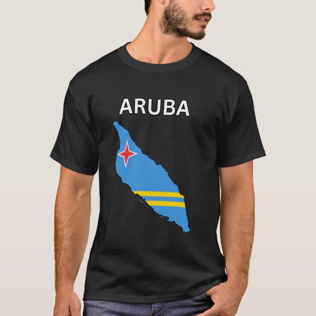 Camiseta Diseño de Aruba (Anverso)