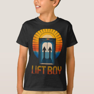 Camiseta Diseño de ascensor retro Lift Boy estilo vintage d
