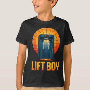 Camiseta Diseño de ascensor retro Lift Boy estilo vintage d
