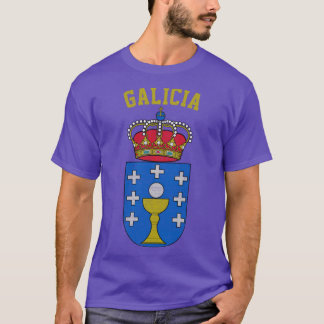 Camiseta Diseño de aspecto anticuado de Galicia