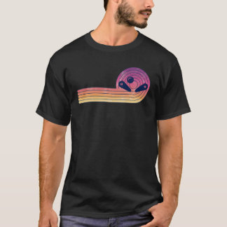 Camiseta Diseño de aspecto vintage del reproductor de pinba
