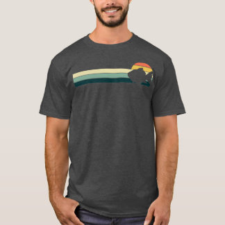 Camiseta Diseño de atardecer retro