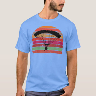 Camiseta Diseño de atardecer retro de puente base