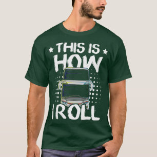 Camiseta Diseño De Autobús Escolar O Conductor De Coach 1