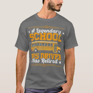 Camiseta Diseño De Autobús Escolar Para Conductor De Autobú