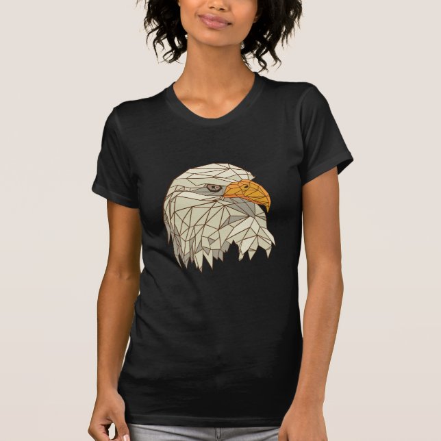 Camiseta Diseño de Ave de Presa Águila Calva (Anverso)