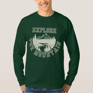 Camiseta Diseño de aventura al aire libre en la montaña Exp