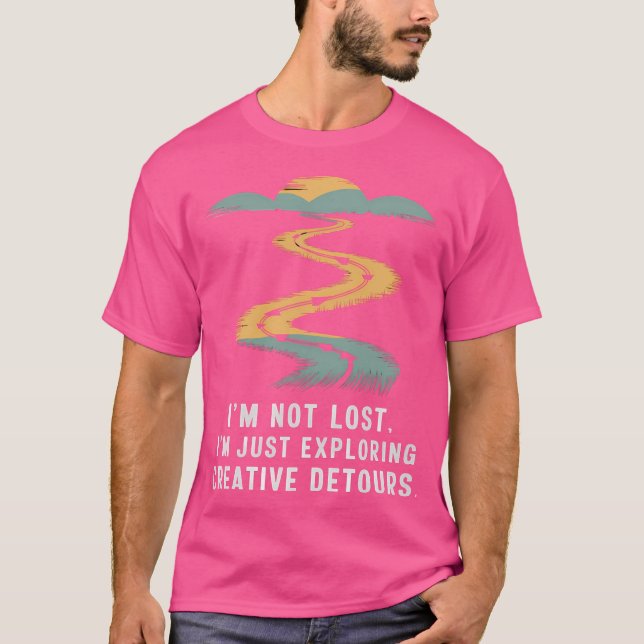 Camiseta Diseño de aventura creativa Inspirador A (Anverso)