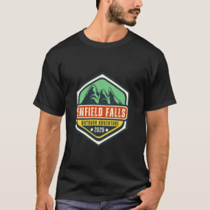 Camiseta Diseño de aventura de montaña Senderismo y camping