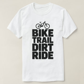 Camiseta Diseño de aventura de silueta de ciclismo de monta