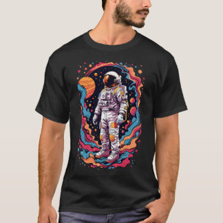 Camiseta Diseño de aventura espacial astronauta