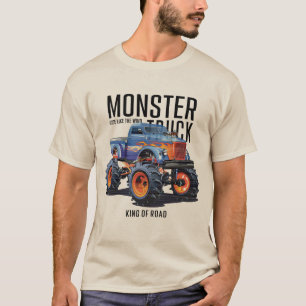 Camiseta Diseño de aventura todoterreno de camión monstruo