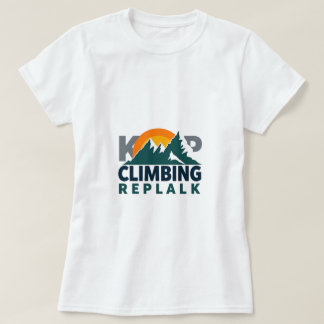 Camiseta Diseño de aventuras de replak de escalada