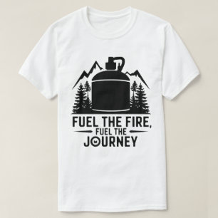 Camiseta Diseño de aventuras de viaje de combustible de cam