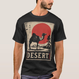 Camiseta Diseño de aventuras en el desierto de Camel Carava