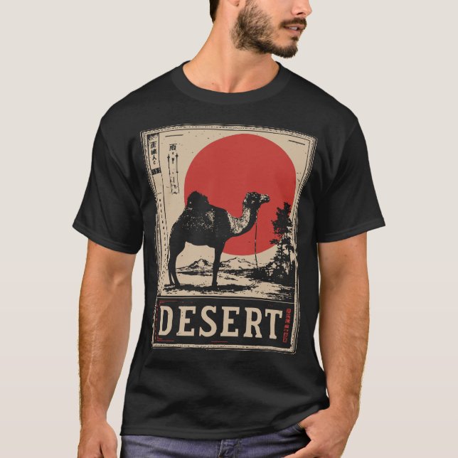Camiseta Diseño de aventuras en el desierto de Camel Carava (Anverso)