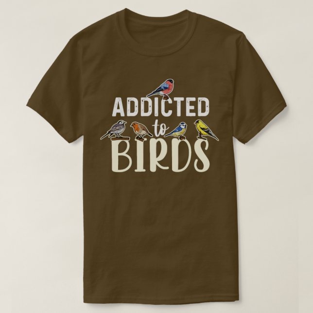 Camiseta Diseño de aves para un experto en aves (Diseño del anverso)