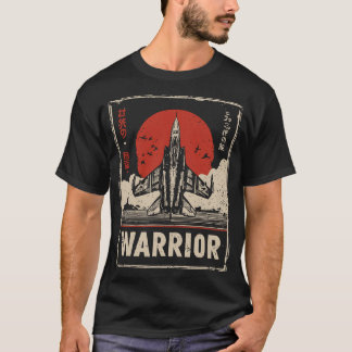 Camiseta Diseño de Aviación Militar del Combatiente de Avia