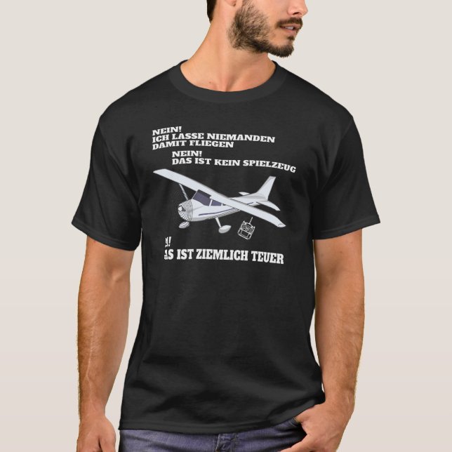 Camiseta Diseño De Aviones RC Para Editores De Modelos (Anverso)