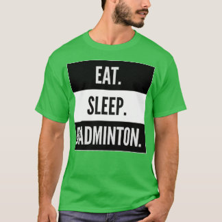 Camiseta Diseño de Badminton para Dormir T