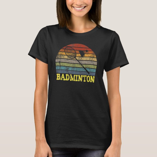 Camiseta Diseño de Badminton Player (Anverso)