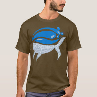 Camiseta Diseño de ballena de horizonte 1