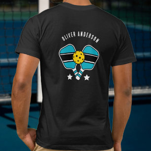 Camiseta Diseño de baloncesto azul con nombre personalizado