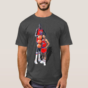 Camiseta Diseño de baloncesto de Balas Bol and Bogues Retro