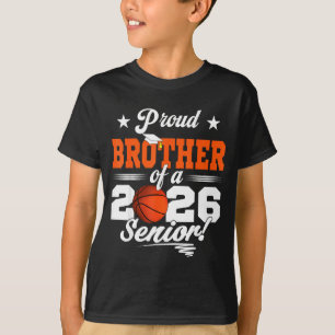 Camiseta Diseño de Baloncesto de Hermano Orgulloso 2026 Sen