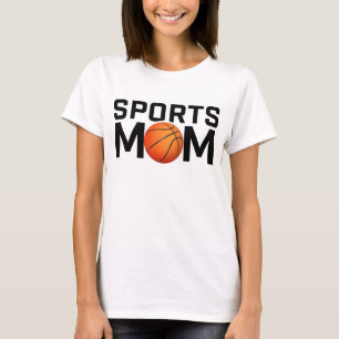 Camiseta Diseño de baloncesto de mamá deportiva