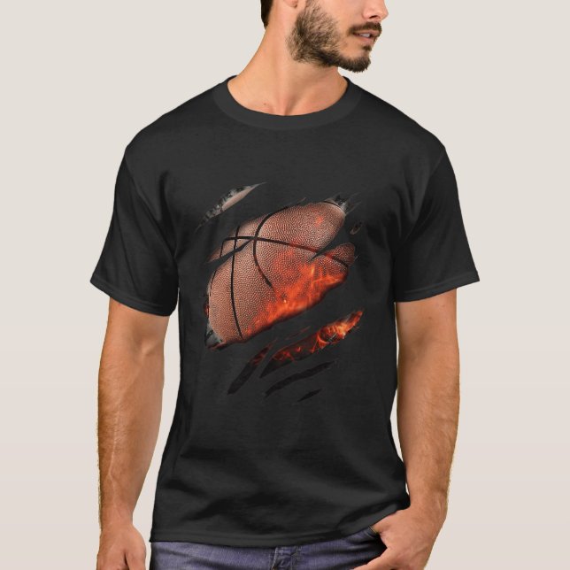 Camiseta Diseño de baloncesto en mí (Anverso)