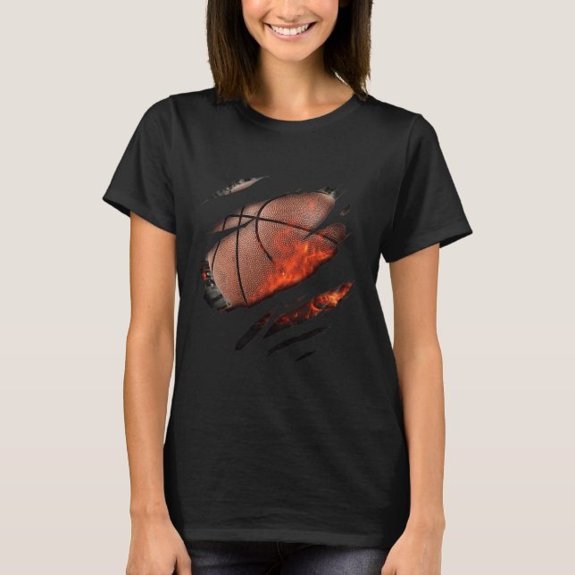 Camiseta Diseño de baloncesto en mí (Anverso)