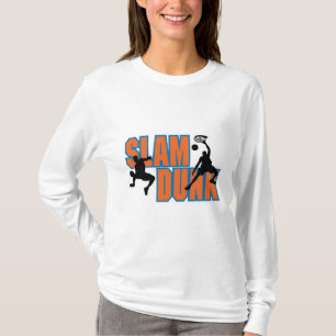 Camiseta diseño de baloncesto slam dunk