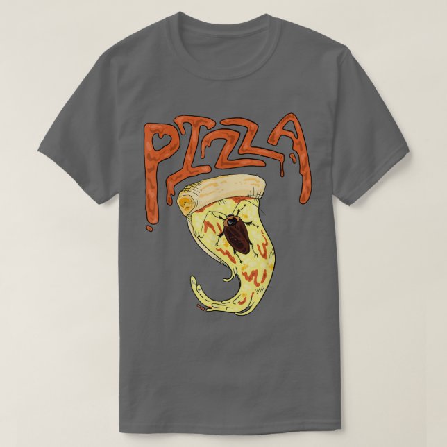 Camiseta Diseño de banda de fallos Pizza (Diseño del anverso)